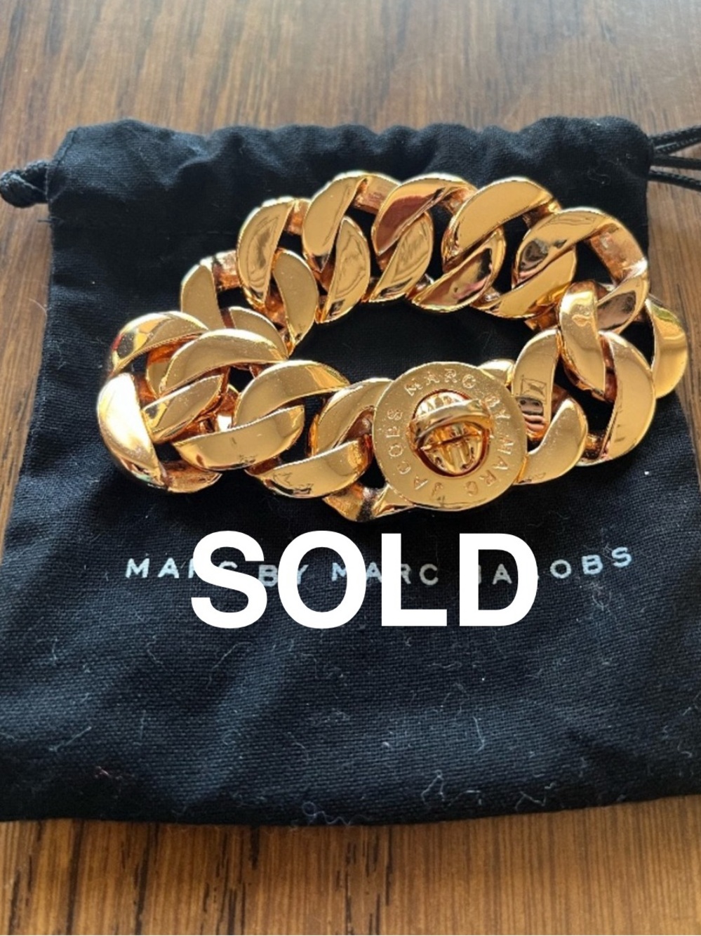 Marc by Marc Jacobs Rose Gold Chain Link Bracelet